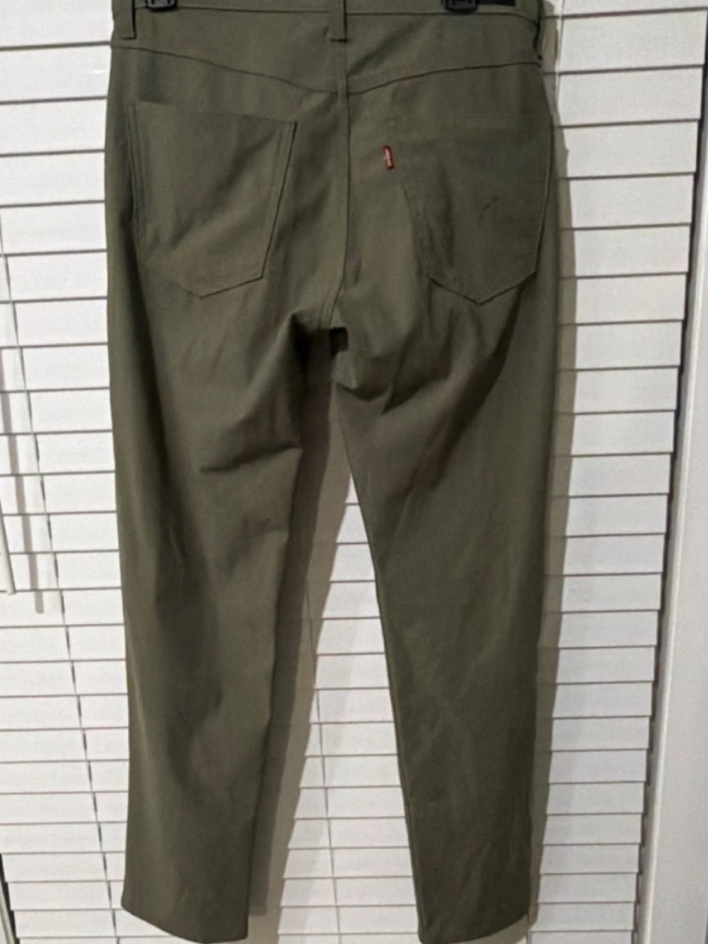 Levi's Men's Slim Fit Straight Olive Denim Jeans Cotton Blend